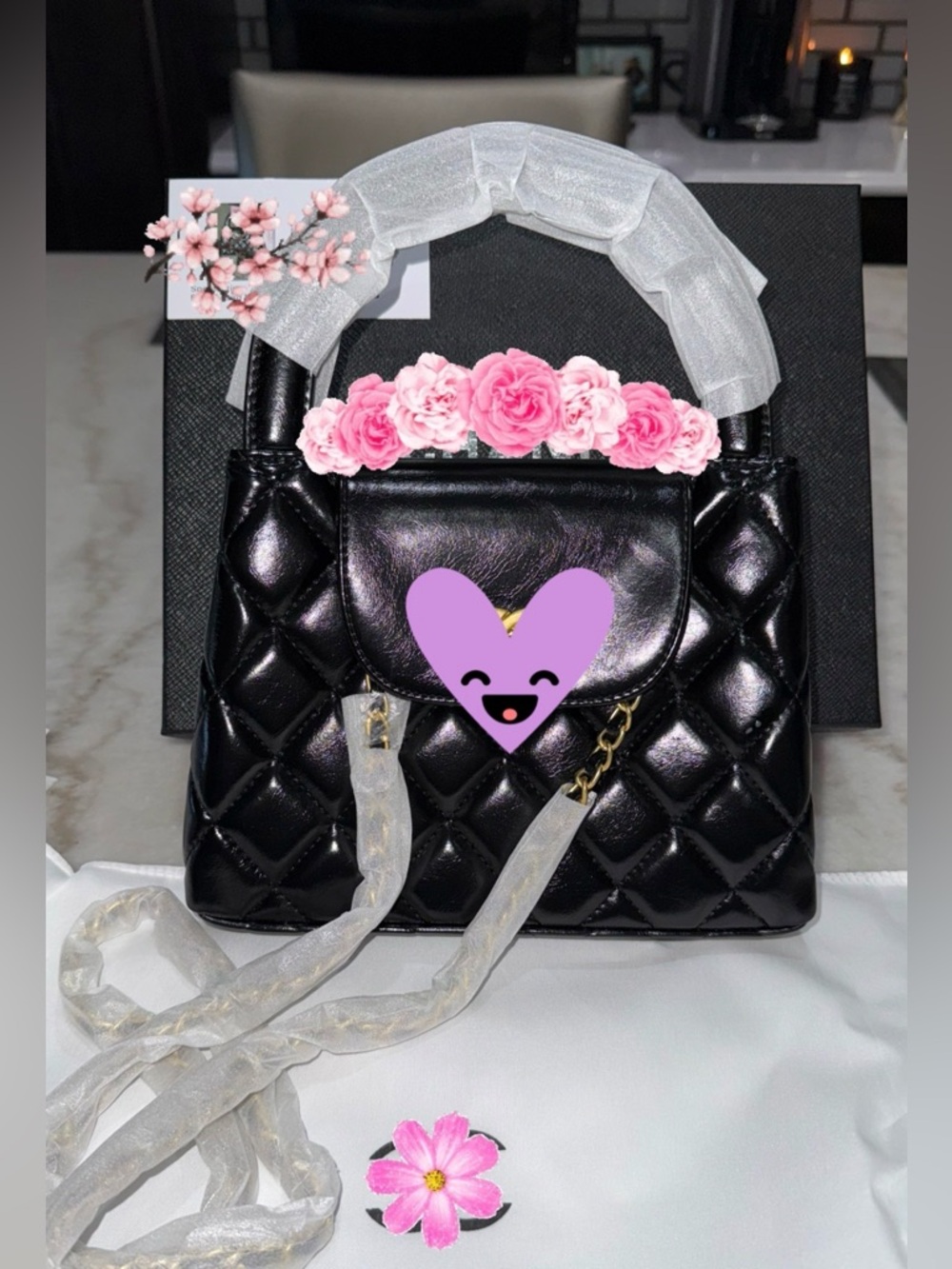 Quilted handbag